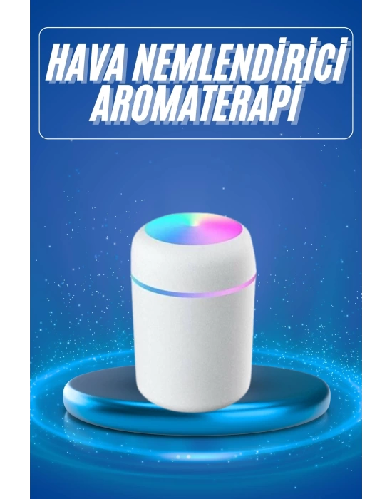Rgb Işıklı Ulrasonik Ledli Hava Nemlendirici Buhar Makinesi Buhardanlık