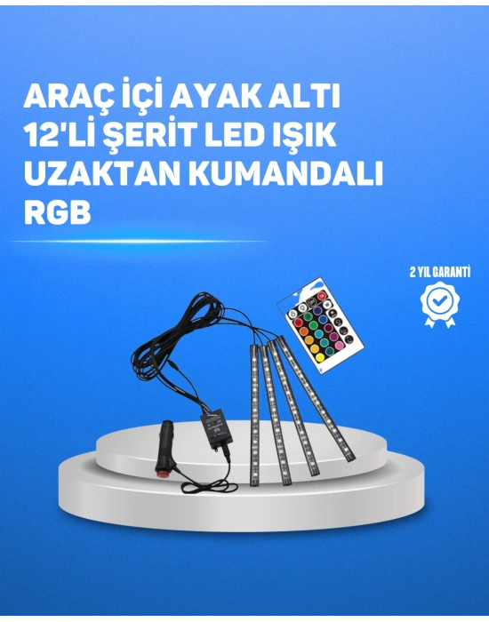 RGB LED Şerit Aydınlatma – Kolay Kurulumlu