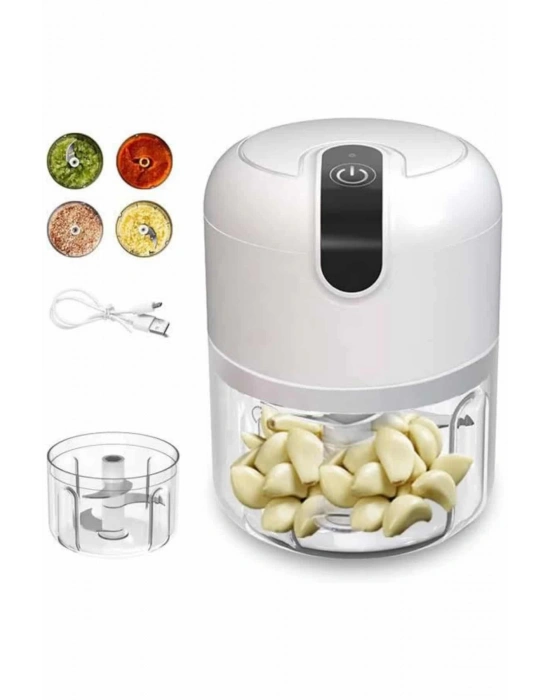 Rondo Doğrayıcı 250 ML Taşınabilir USB Şarjlı Pratik El Rondo Blender