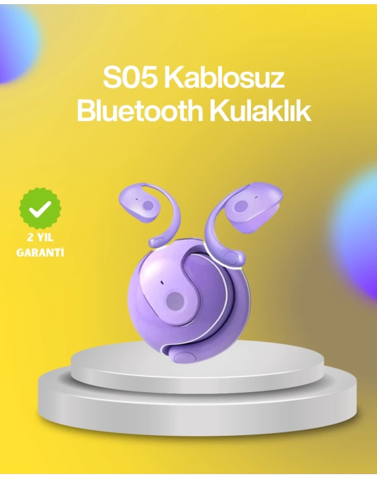S05 Kablosuz Kulaklık – Küçük Kulak Yapılarına Uygun, Kayma Yapmayan Tasarım