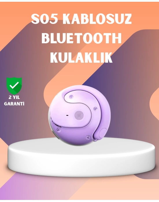 S05 Spor Kulaklığı – Kemik İletimli, Kulak Kanalını Tıkamayan Yapı