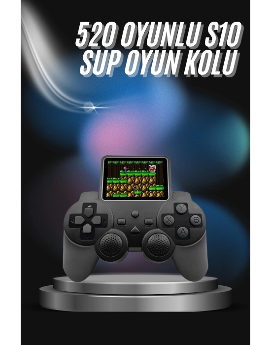 S10 Gamepad 520 Oyunlu Klasik Taşınabilir Retro Oyunlar Oyun Konsolu El Atarisi