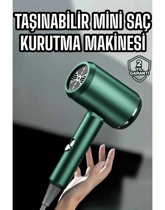 Saç Kurutma Makinesi Seyahat Tipi Mini Taşınabilir