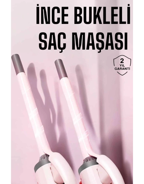 Saç Maşası 10MM İnce Bukle Taşınabilir Saç Kıvırma Çubuğu