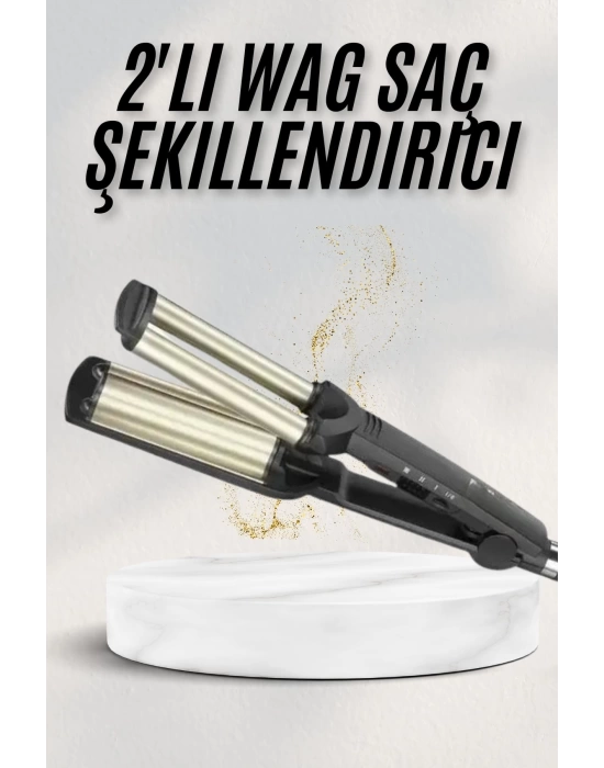 Saç Şekillendirici Wag Maşa Su Dalga Maşası Tüm Saç Tiplerine Uygun