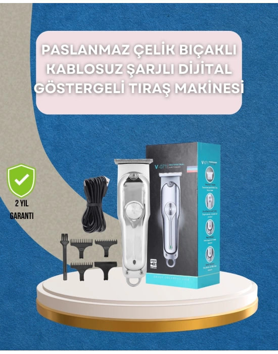 Saç ve Sakal Kesme Makinesi – Şarjlı, Profesyonel Performans, Ayarlanabilir Uzunluk
