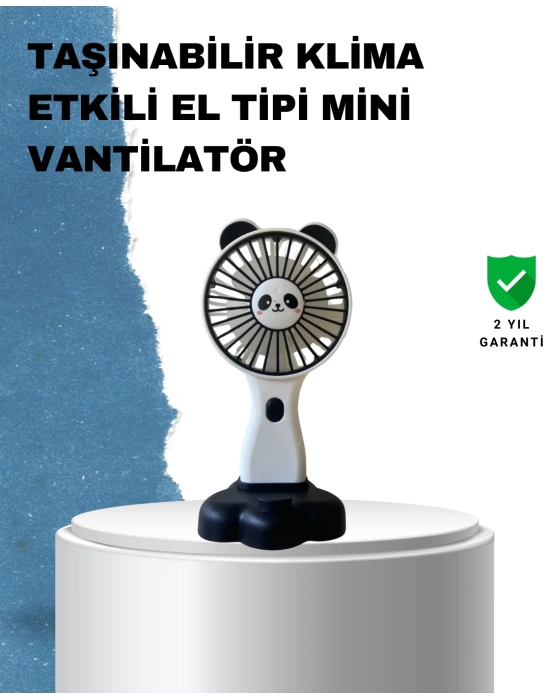 Şarj Edilebilir Taşınabilir Mini Vantilatör – USB Uyumlu