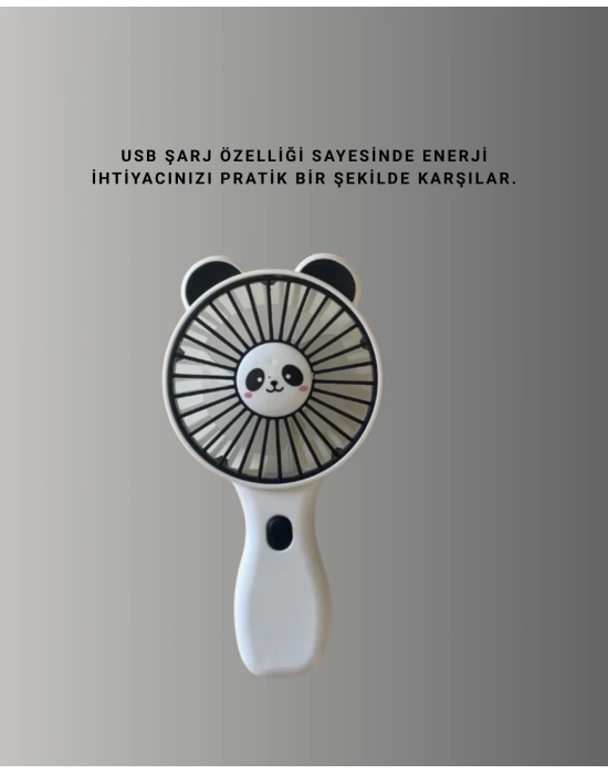 Şarj Edilebilir Taşınabilir Mini Vantilatör – USB Uyumlu