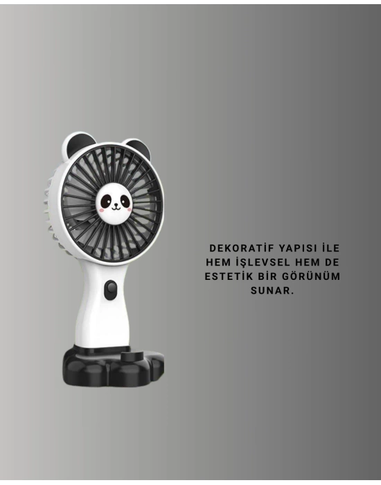 Şarj Edilebilir Taşınabilir Mini Vantilatör – USB Uyumlu