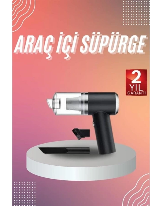 Şarjlı Çok Fonksiyonlu El Süpürgesi Mini Vakumlu Araç Süpürgesi