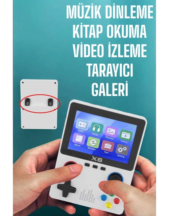 Şarjlı El Atarisi 3.5 İnç Ekran Kitap Okuma, Müzik Dinleme Ve Video İzleme