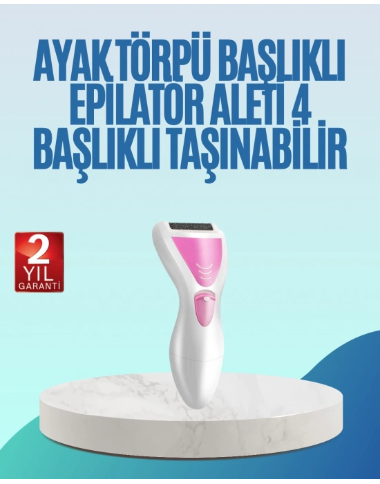Şarjlı Epilatör ve Ayak Törpüsü Seti