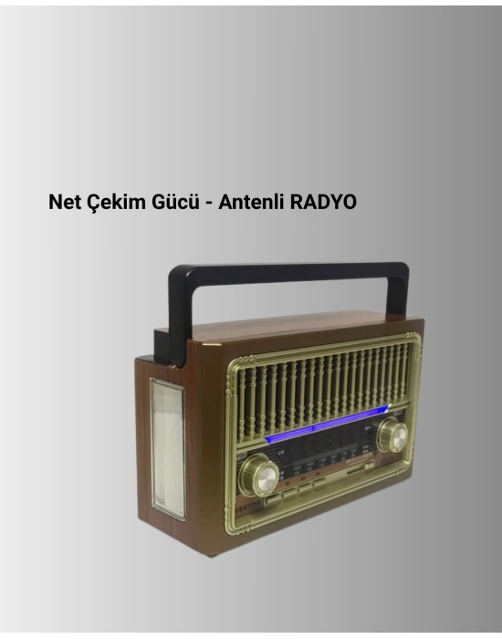 Şarjlı Radyo Hoparlör – İç ve Dış Mekan Uyumlu