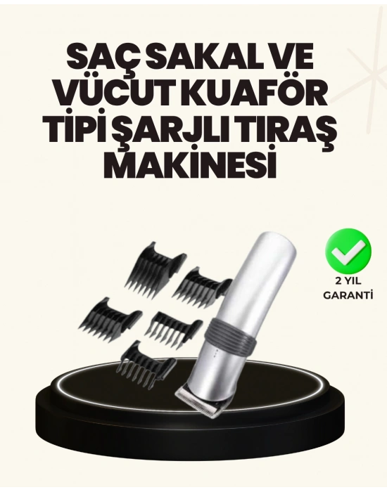 Şarjlı ve Kablosuz Tıraş Makinesi – Her Yerde Rahat Kullanım