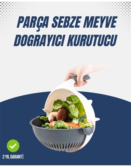Sebze Doğrama ve Rendeleme İçin Pratik Mutfak Aparatı