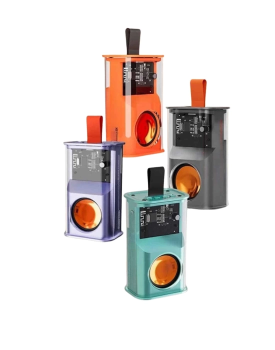 Ses Bombası Mini Işıklı Taşınabilir Bluetooth Speaker Hoparlör