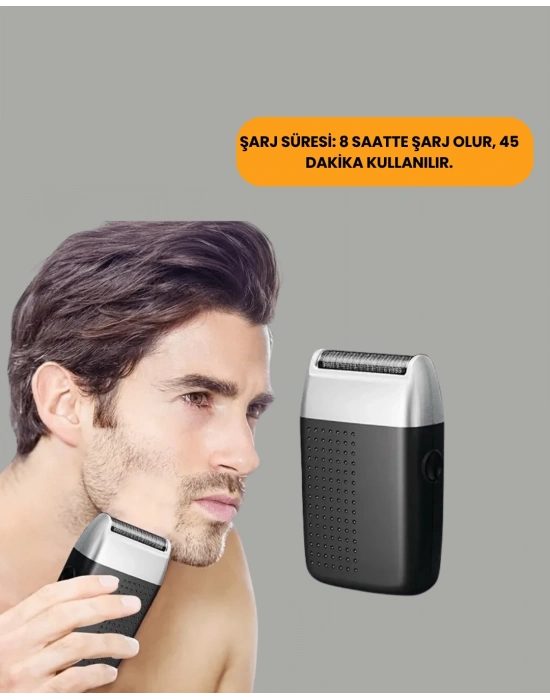 Sessiz, Güçlü ve Şık: Erkeklere Özel Şarjlı Tıraş Makinesi