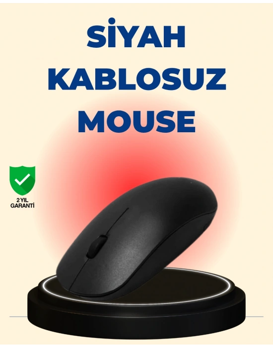 Sessiz ve Ergonomik Mouse – USB Bağlantılı ve DPI Ayarlı
