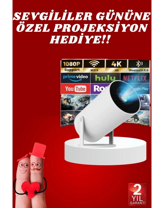 Sevgiliye Özel Hediye Ayaklı Sinema Projektörü Projeksiyon
