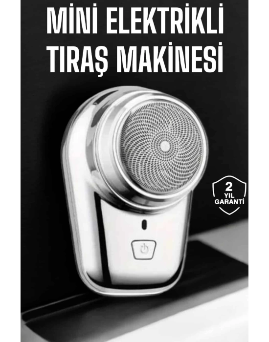 Seyahat Tipi Tıraş Makinesi Taşınabilir Kablosuz Mini Paslanmaz Çelik