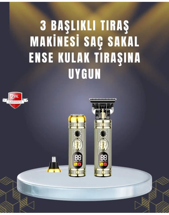 Sıfır Boşluk T Bıçaklı Erkek Bakım Seti – Çok Başlıklı