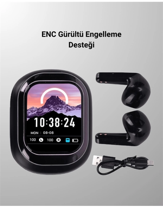 Şık, Akıllı ve Güçlü: LED Ekranlı Kablosuz Kulaklık Seti