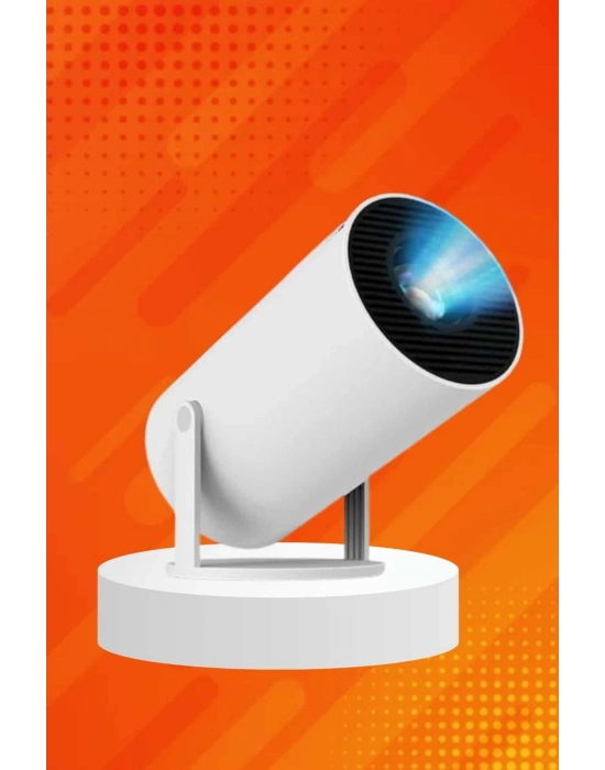Sinema Projeksiyonu Projektörü ve Dijital Göstergeli Bluetooth Hoparlör Uzun Pil Ömrü HD Kalite
