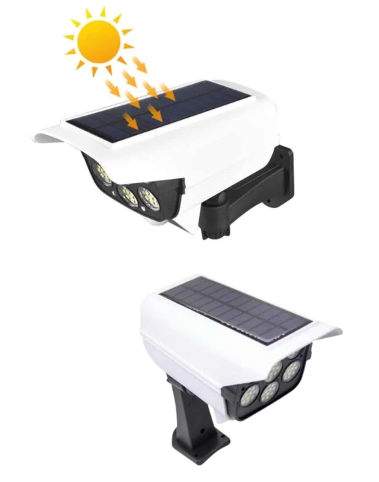 Solar Bahçe Lambası Uzaktan Kumandalı Kamera Görünümlü Hareket Sensörlü