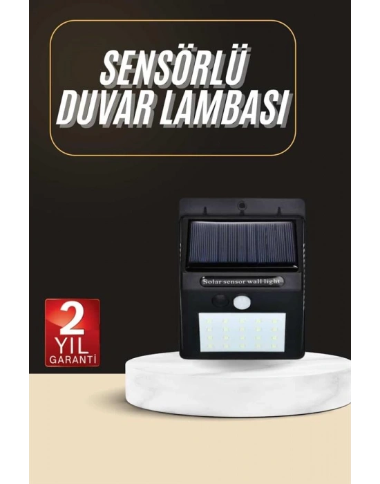 Solar Dekoratif Lambası Sensörlü Led Işık Bahçe Aydınlatma