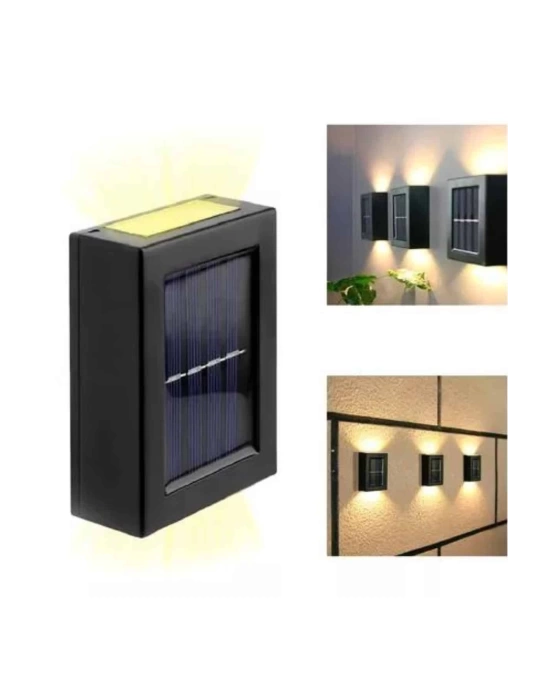 Solar Güneş Enerjili Çift Taraflı Duvar Lambası Çift Taraflı Duvar Lamba Güneş Enerjili