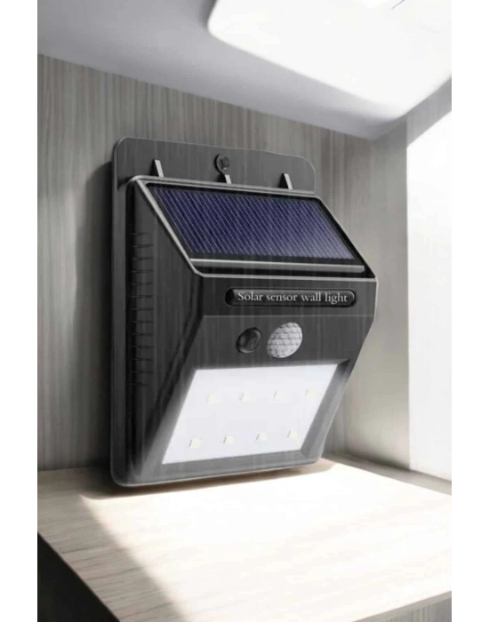 Solar Lamba Giriş, Bahçe Yol Avlu Hareket Sensörlü Led Parlak Gece Su Geçirmez