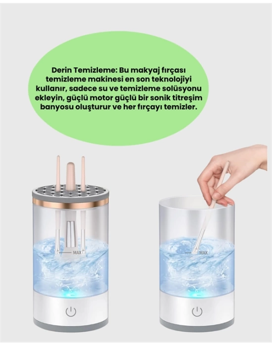 Sonik Titreşimli Fırça Temizleme Makinesi