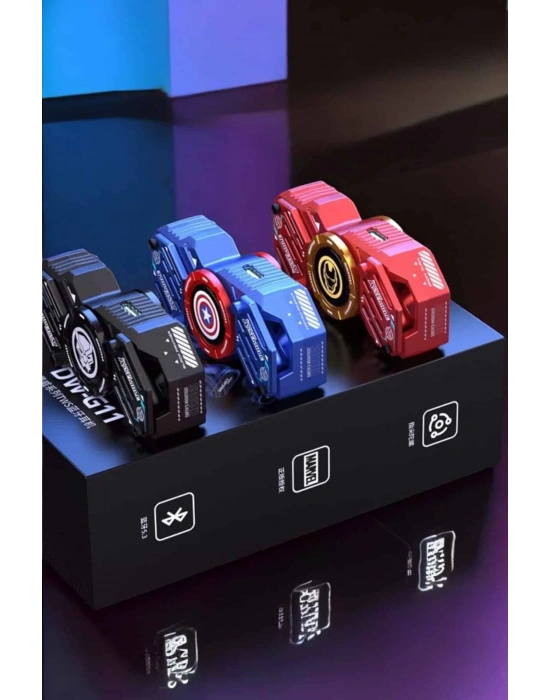 Stres Çarklı Bluetooth Kulaklık Kablosuz Kırmızı Yüksek Ses Kaliteli
