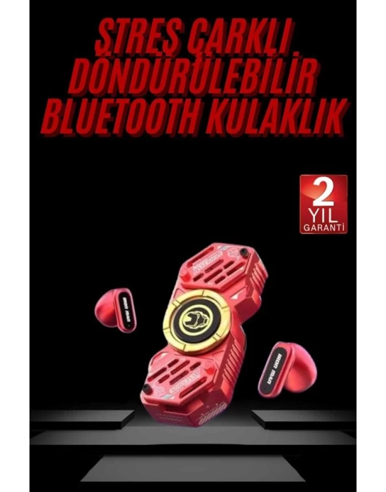 Stres Çarklı Oyuncu Kulaklığı Güçlü Bass Gamer Bluetooth Kulaklık Kablosuz