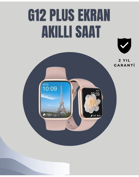 Su Geçirmez Akıllı Saat – 300 mAh Batarya, Sesli Arama, Uyku & Adım Takibi
