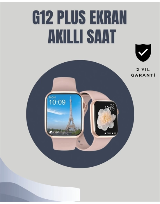 Su Geçirmez Akıllı Saat – 300 mAh Batarya, Sesli Arama, Uyku & Adım Takibi