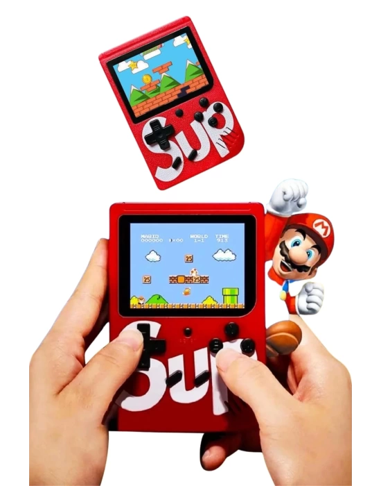 Sup Atari Retro 400 Nostalji Oyunlu Mini Atari Taşınabilir Oyun Konsolu
