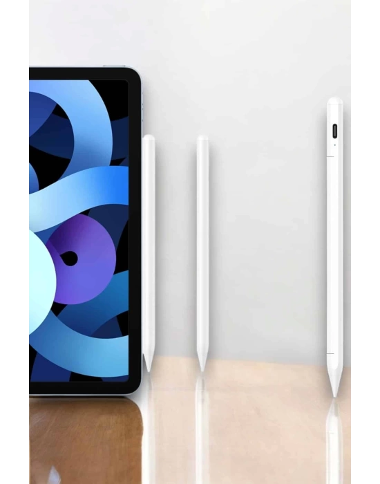 Tablet Kalemi iOS Android Windows Uyumlu Yedek Uçlu Universal Çizim Kalemi