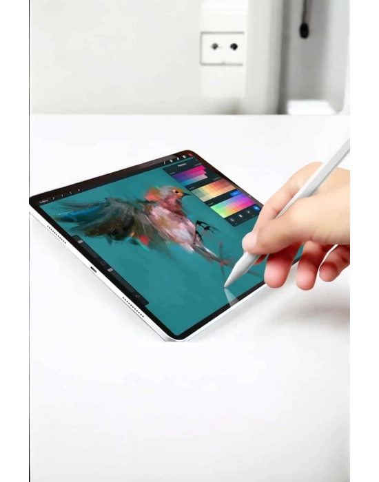 Tablet Kalemi Stylus Pen Dokunmatik Kalem Android Ve İOS Uyumlu Şarjlı