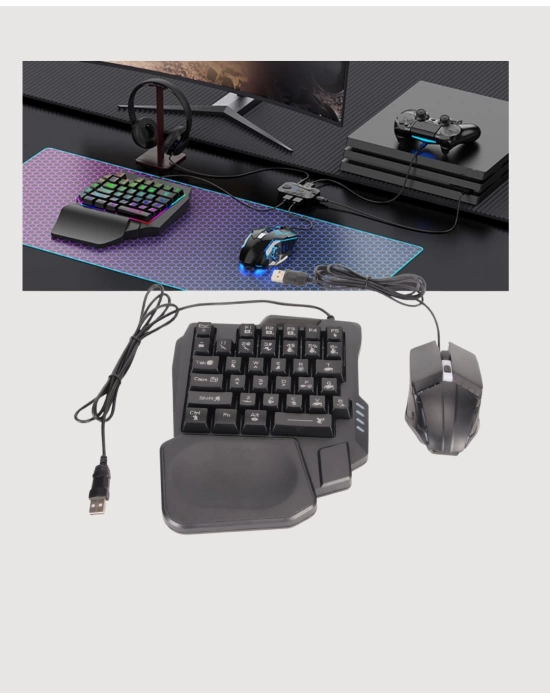 Tak-Çalıştır Mobil Oyun Seti – X8 Pro Teknolojili Klavye Mouse Kombo