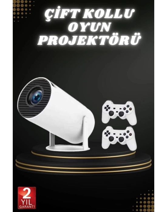 Taşınabilir Android Projeksiyon Ayaklı Çift Kollu 4K Çözünürlüklü Sinema Projeksiyonu