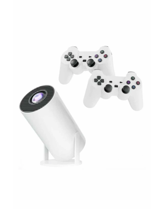 Taşınabilir Android Projeksiyon Ayaklı Çift Kollu 4K Çözünürlüklü Sinema Projeksiyonu