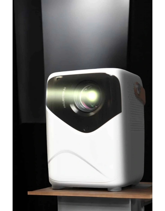 Taşınabilir Android Projeksiyon Wifi Destekli 4K Multimedia Tabanlı Ev Ve Ofis Tipi