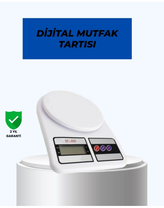 Taşınabilir Dijital Terazi – Çift Ölçü Birimi Destekli