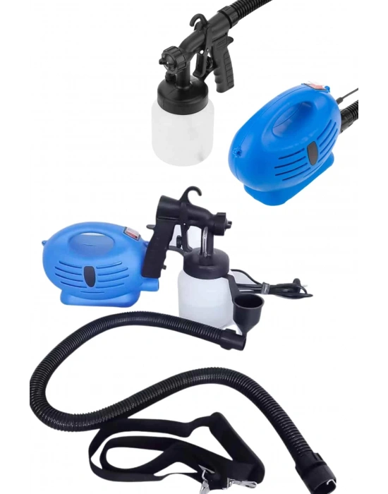 Taşınabilir Elektrikli Boya Tabancası Profesyonel Motor Yapısı Omuz Askılı Hazneli