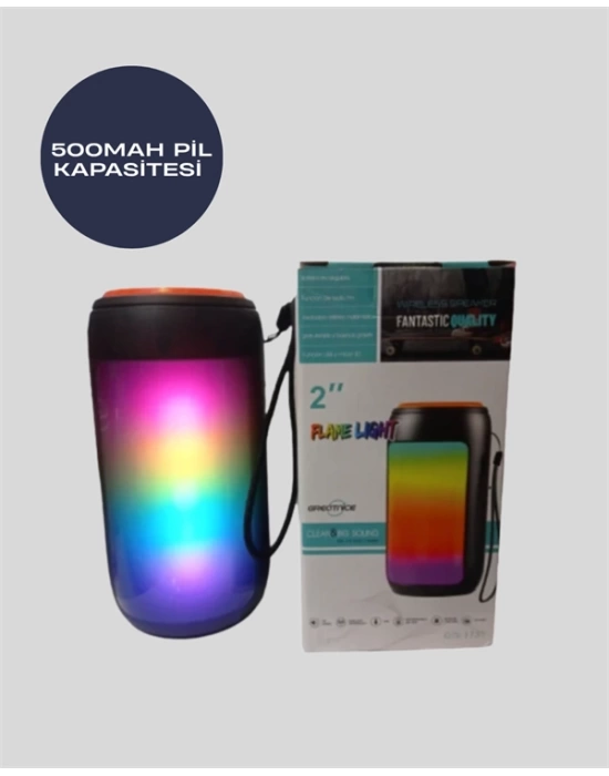 Taşınabilir GTS 1731 Bluetooth Hoparlör – USB/TF Kart Girişli, FM Radyolu