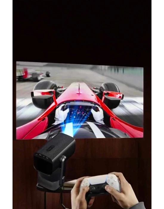 Taşınabilir Sinema Oyun Projektörü Akıllı Projeksiyon Android 11