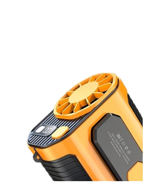 Taşınabilir USB Şarjlı Turbo Fan – 3 Modlu Soğutma, Hafif & Kompakt