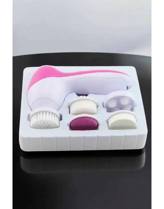 Taşınabilir Yüz Temizleme Cihazı Masaj, Peeling, Temizlik 5 Başlıklı