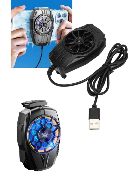 Telefon Soğutucu Fan Güçlü Motor Radyatör Cep Telefon Soğutma
